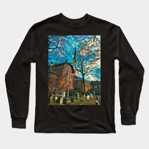 Lancaster Cemetery Long Sleeve T-Shirt by StewStudio